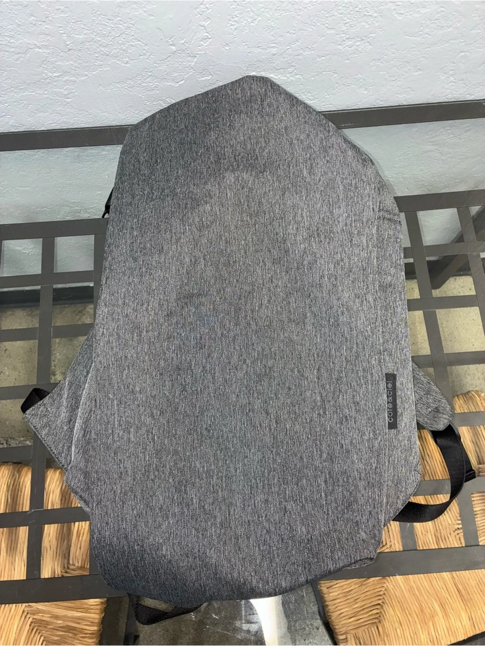 [Cote & Ciel] ISAR Rucksack M Eco Yarn GREY BLACK Backpack Laptop Bag